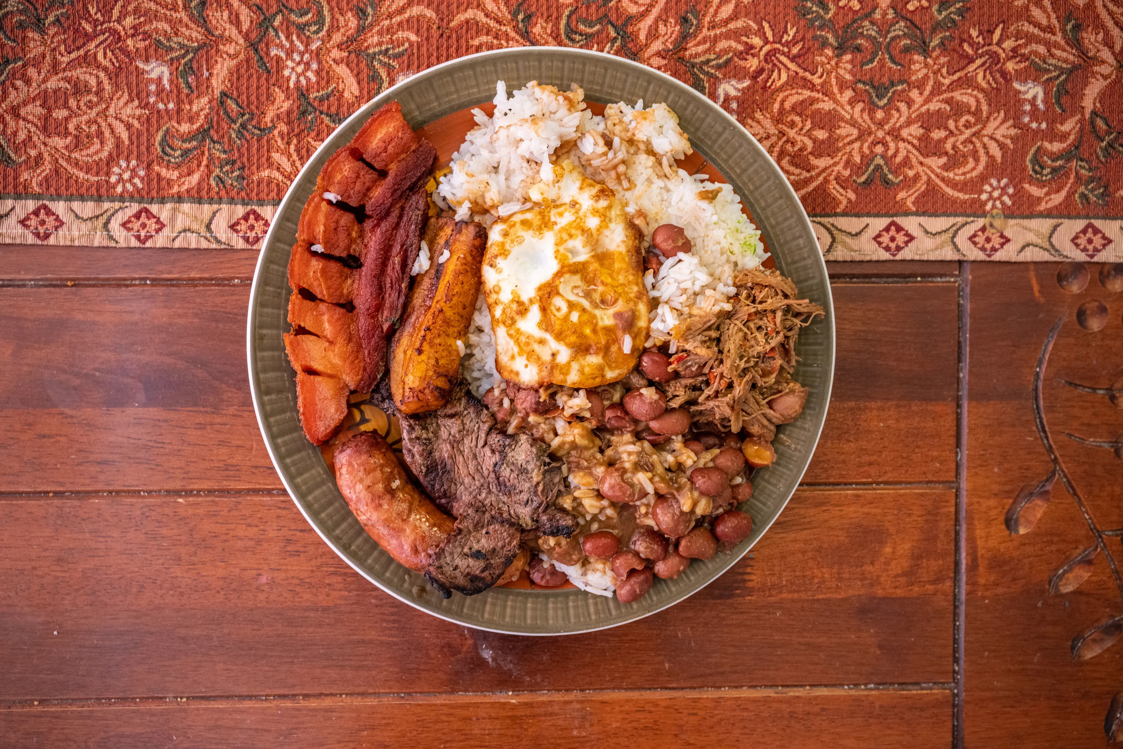 Bandeja Paisa — traditional Colombia dish