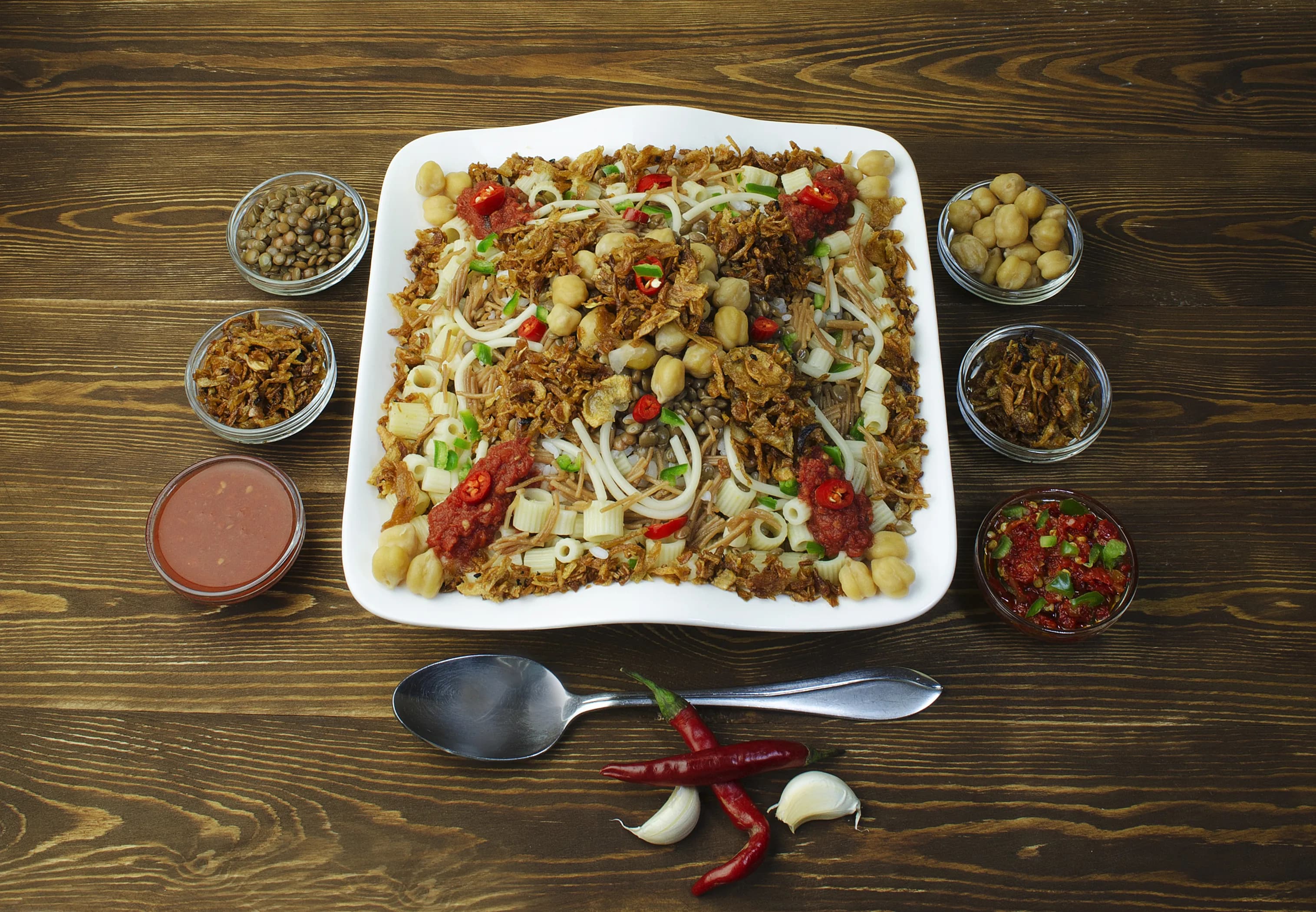 Koshari — traditional Egypt dish