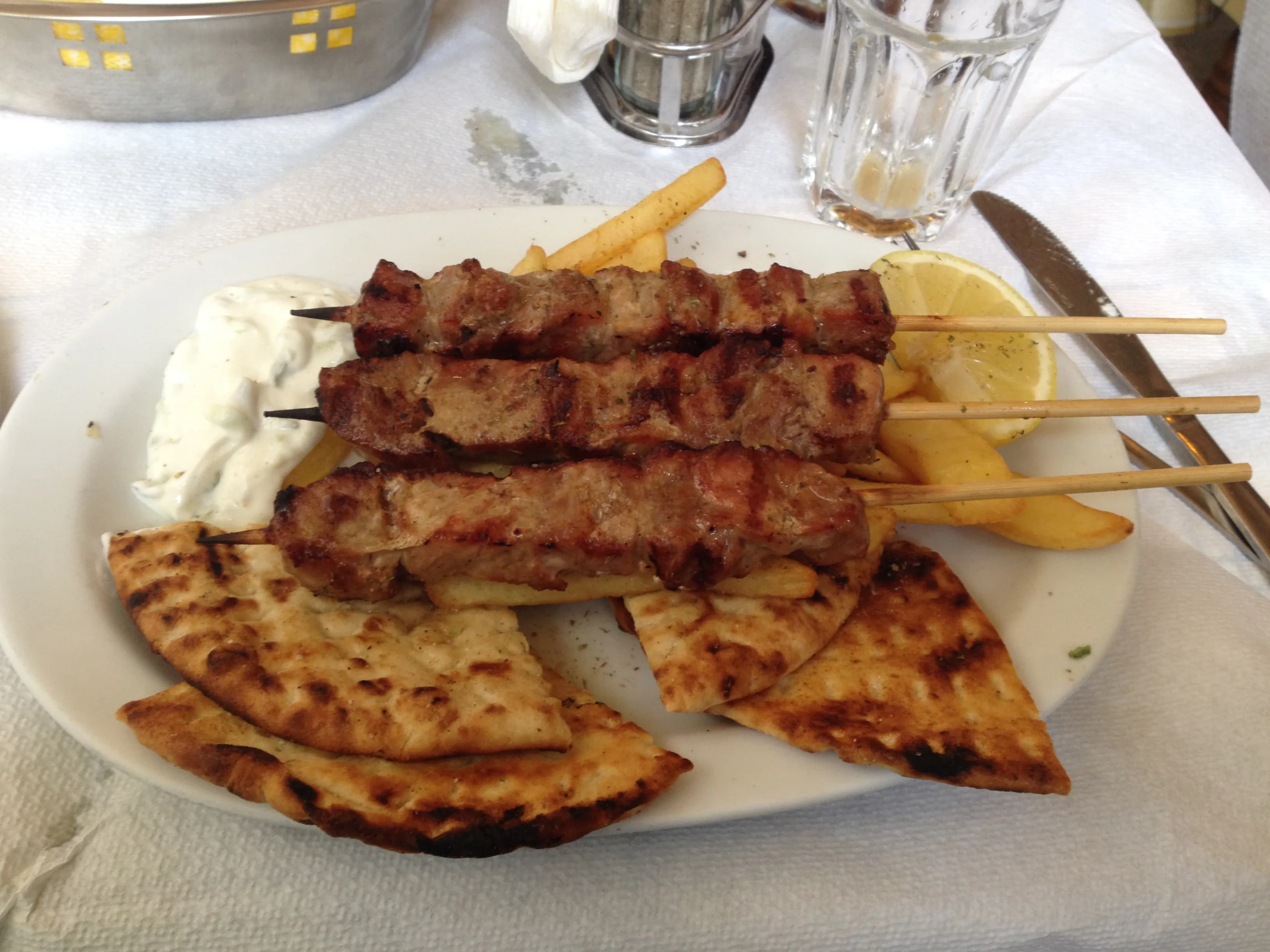 Souvlaki — traditional Greece dish