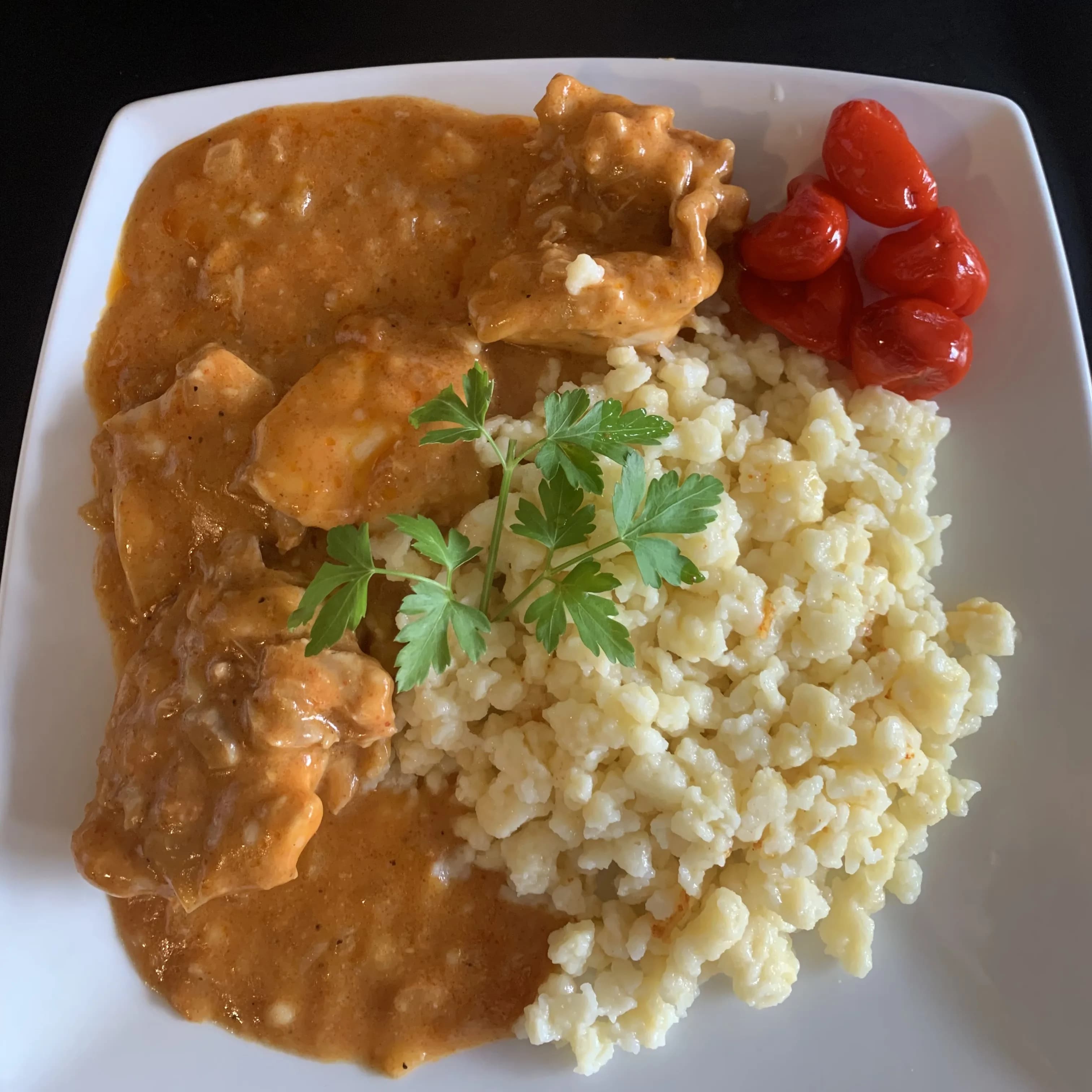 Chicken Paprikash — traditional Hungary dish