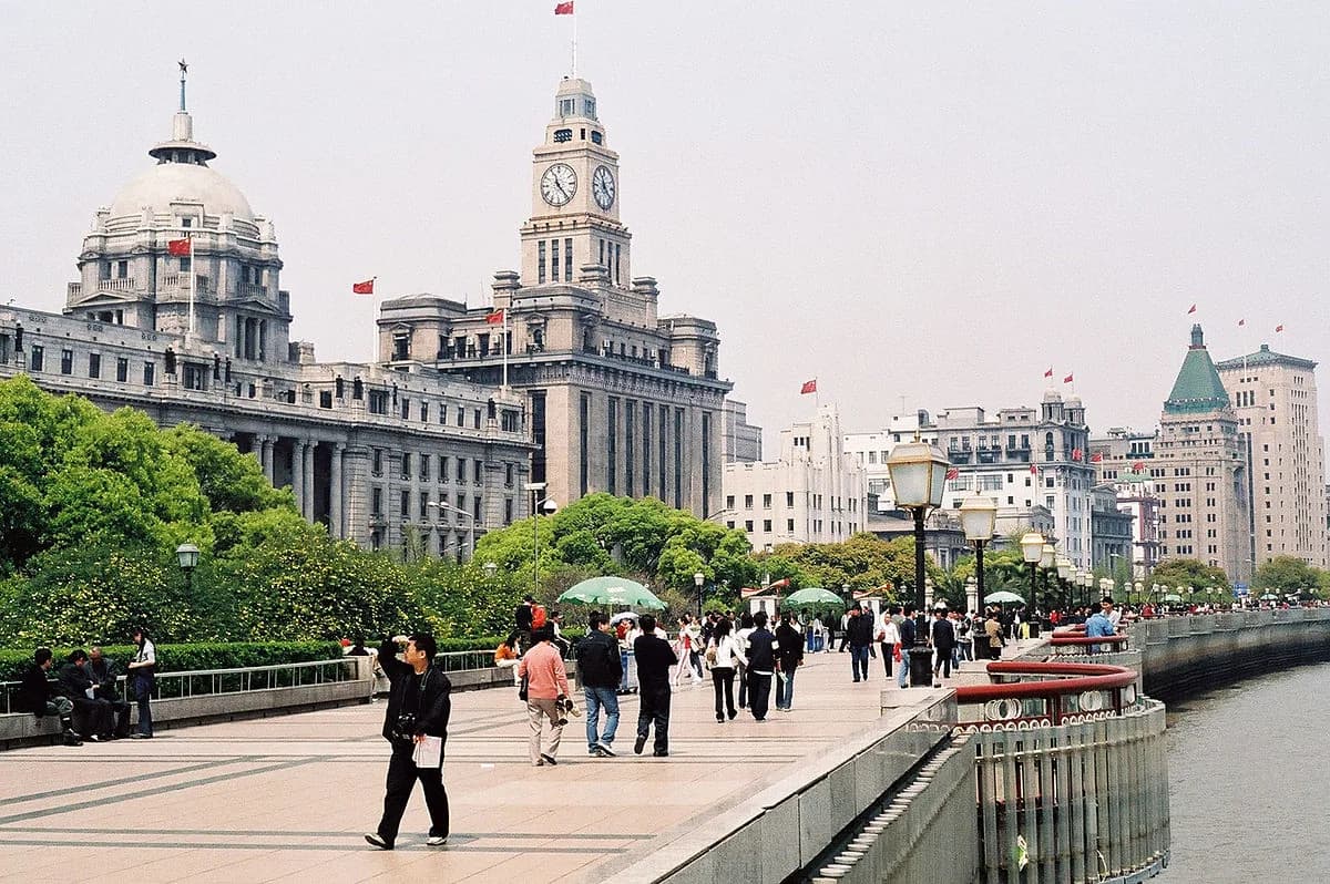 The Bund in China