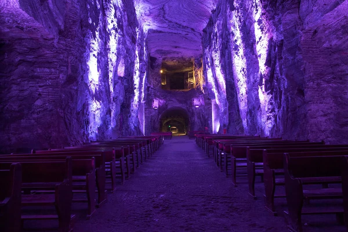 Salt Cathedral of Zipaquirá in Colombia