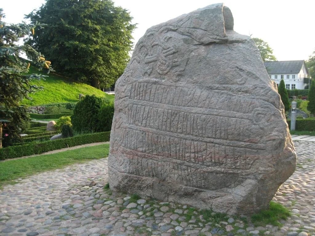 Jelling Mounds and Runestones in Denmark