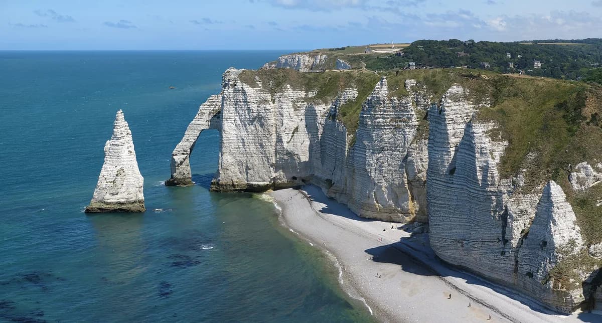 Falaise d'Aval in France
