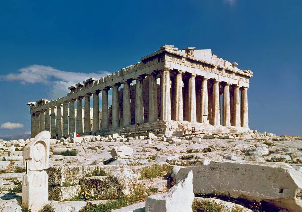 Parthenon in Greece