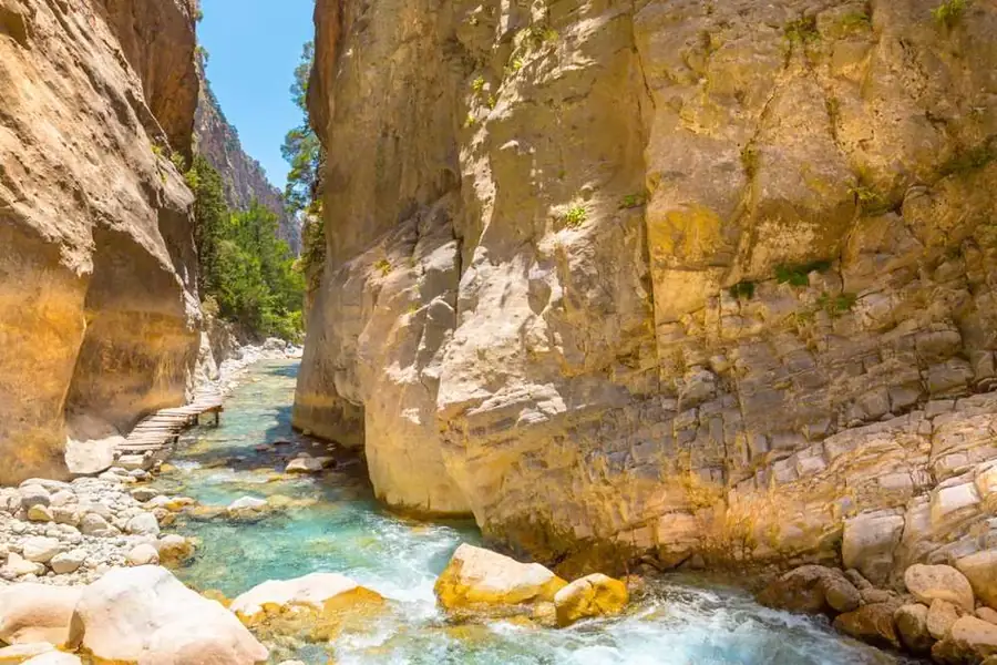 Samaria Gorge in Greece