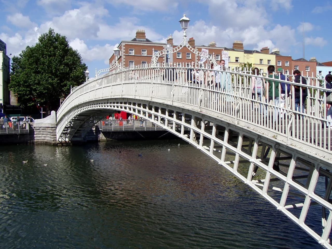 Ha'penny Bridge in Ireland