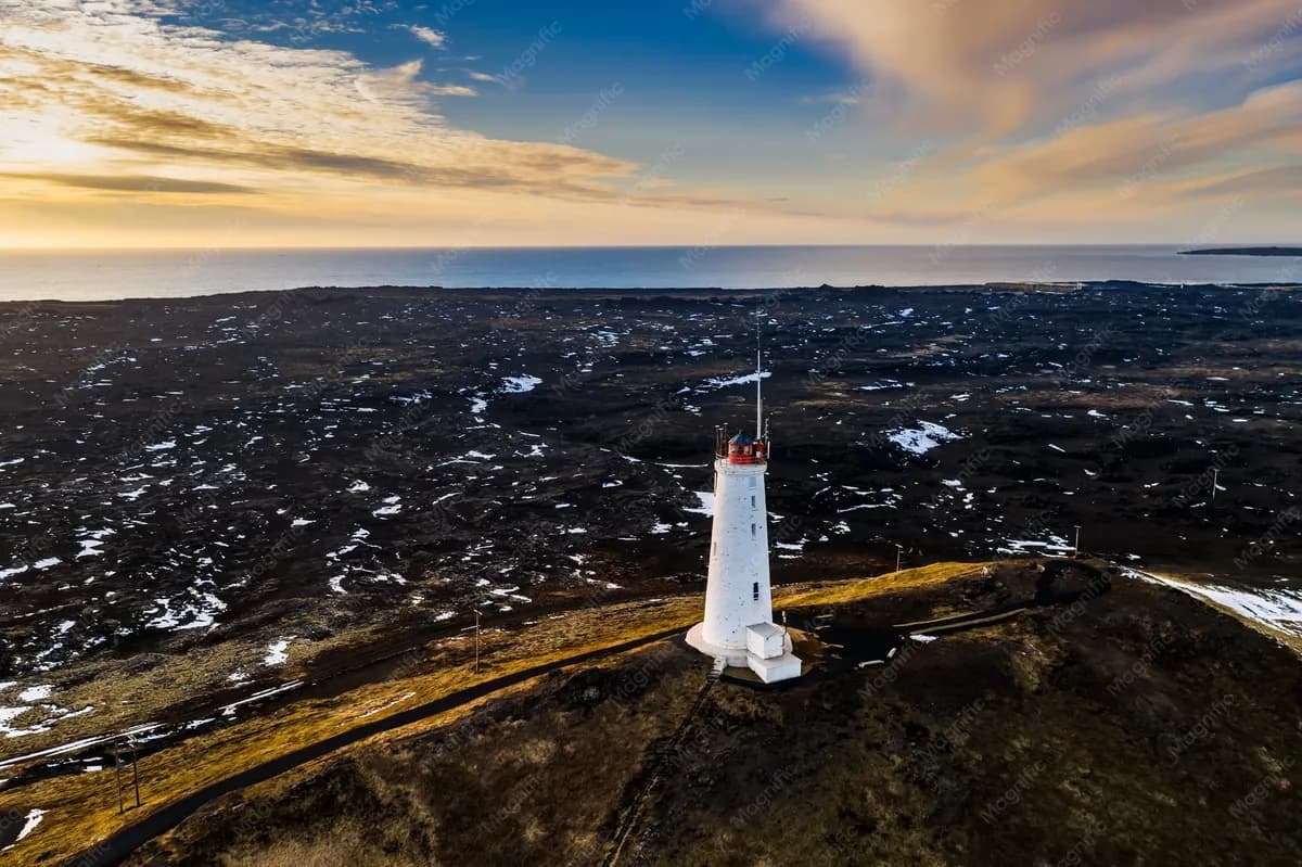 Reykjanesviti in Iceland