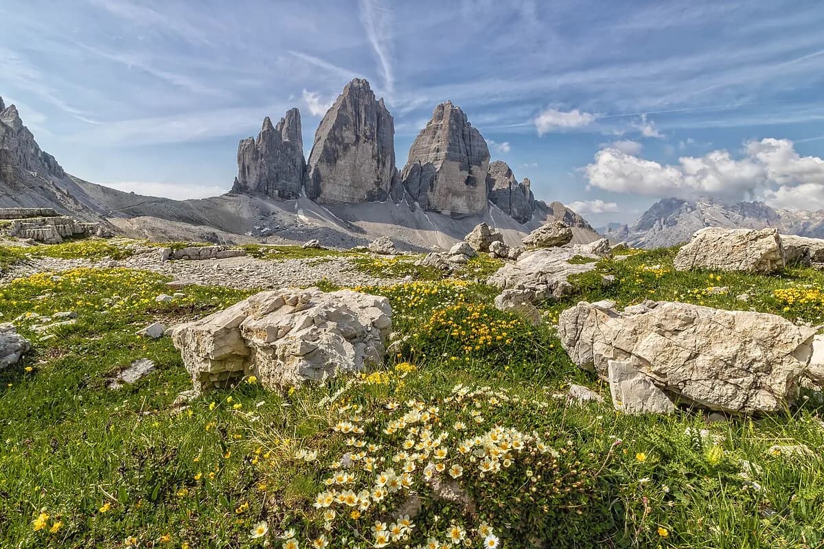 Tre Cime di Lavaredo in Italy
