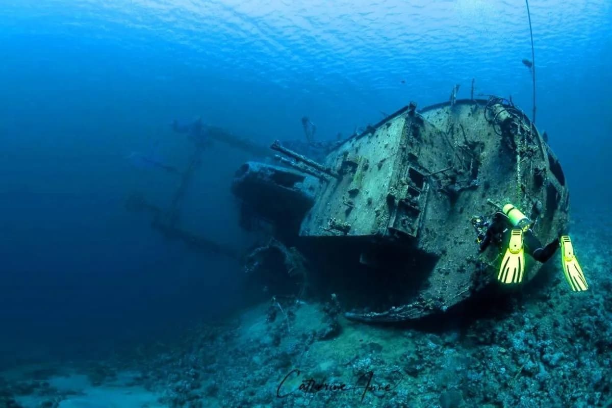 Cedar Pride Shipwreck in Jordan