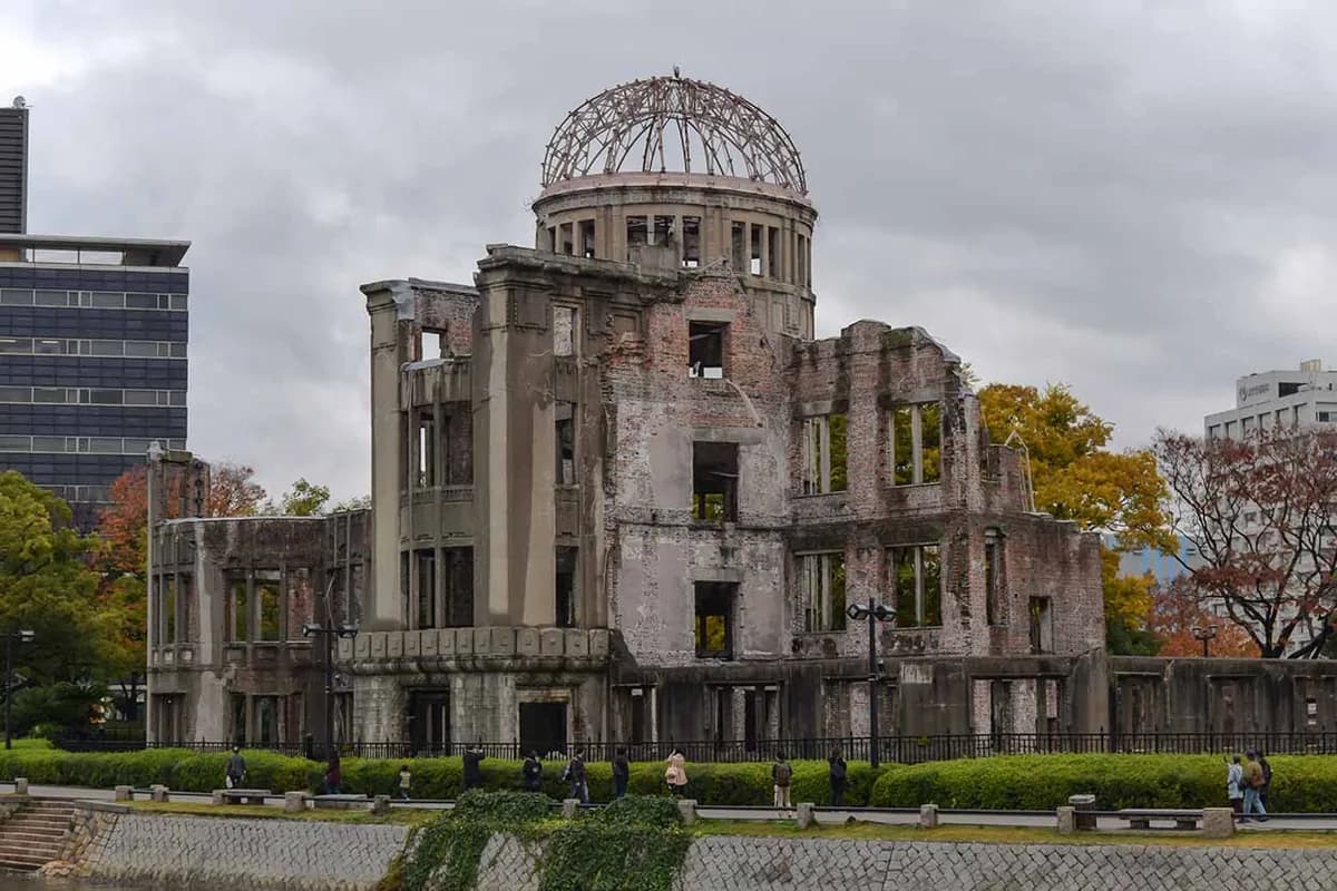 Hiroshima Peace Memorial in Japan