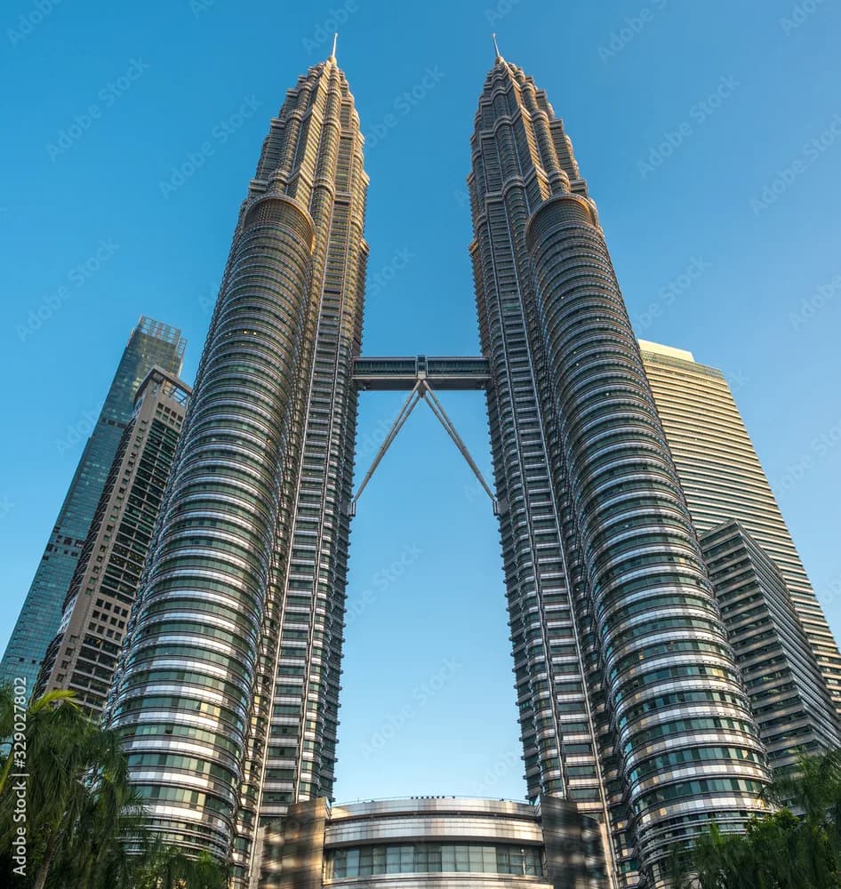 Petronas Twin Towers in Malaysia