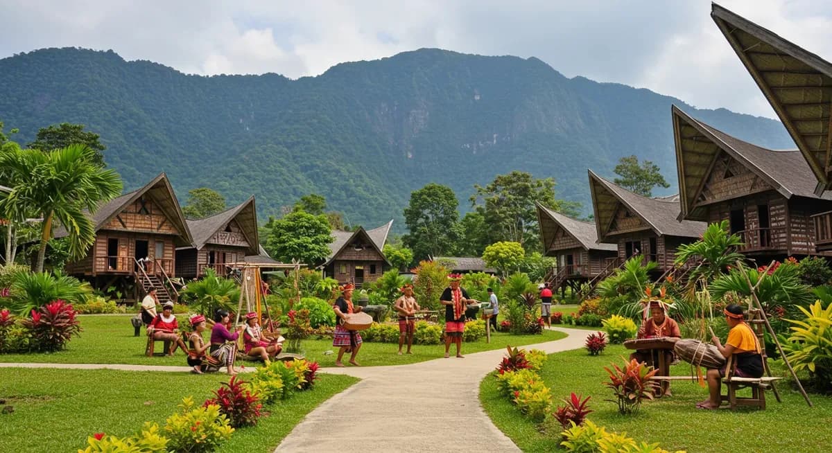 Sarawak Cultural Village in Malaysia