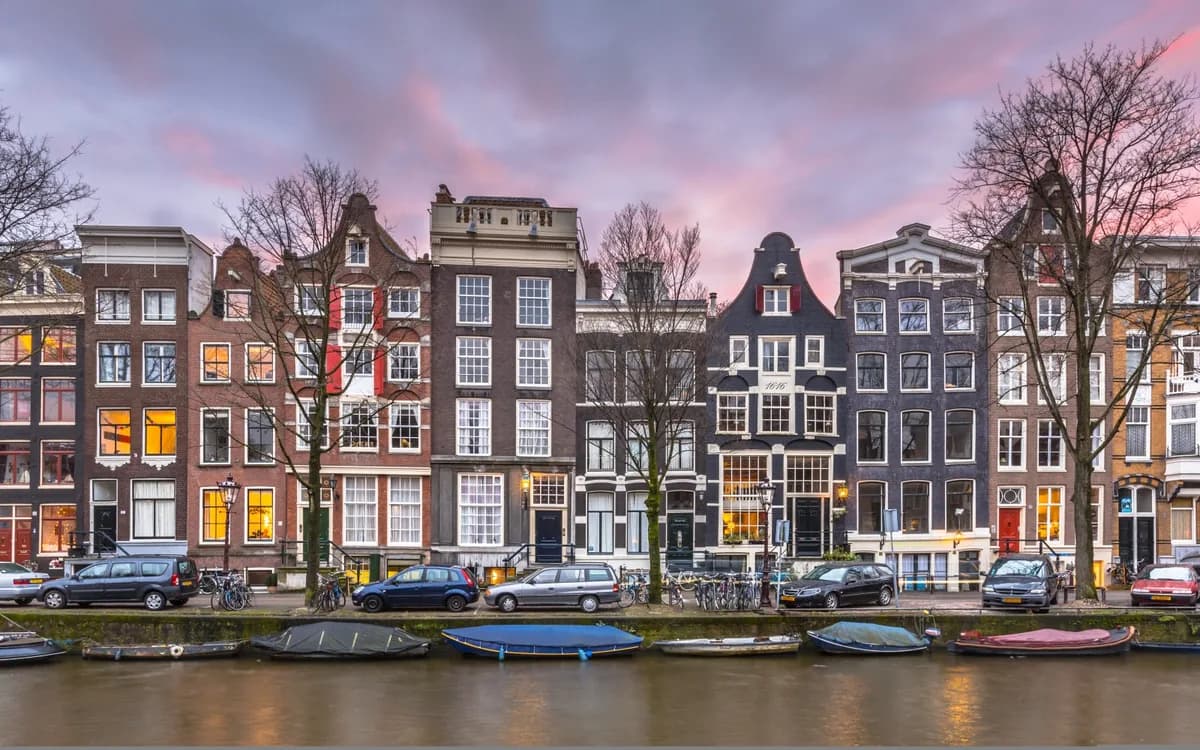 Jordaan District in Netherlands