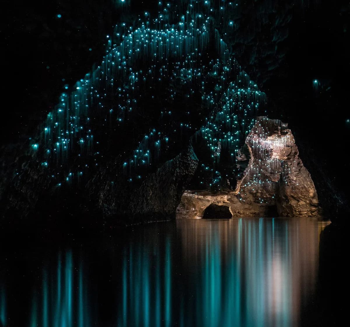 Waitomo Glowworm Caves in New Zealand