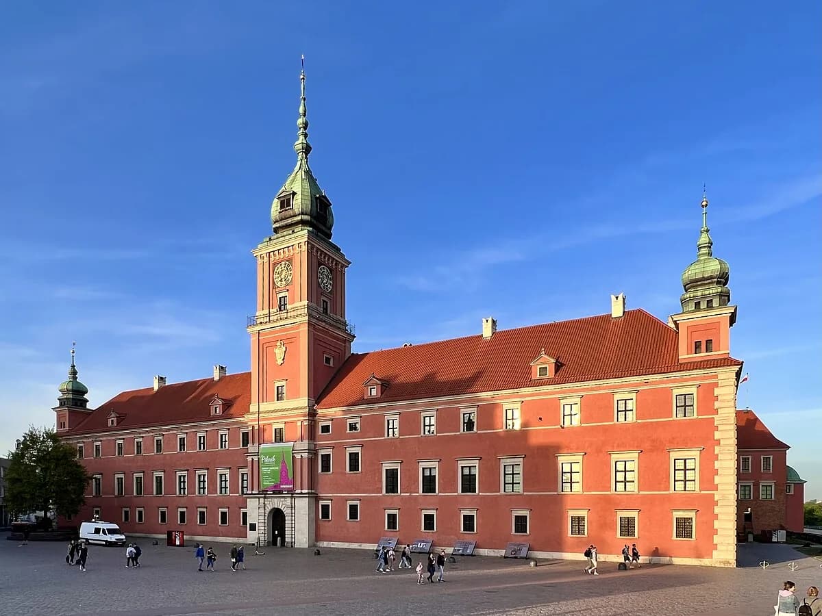 Royal Castle in Warsaw in Poland