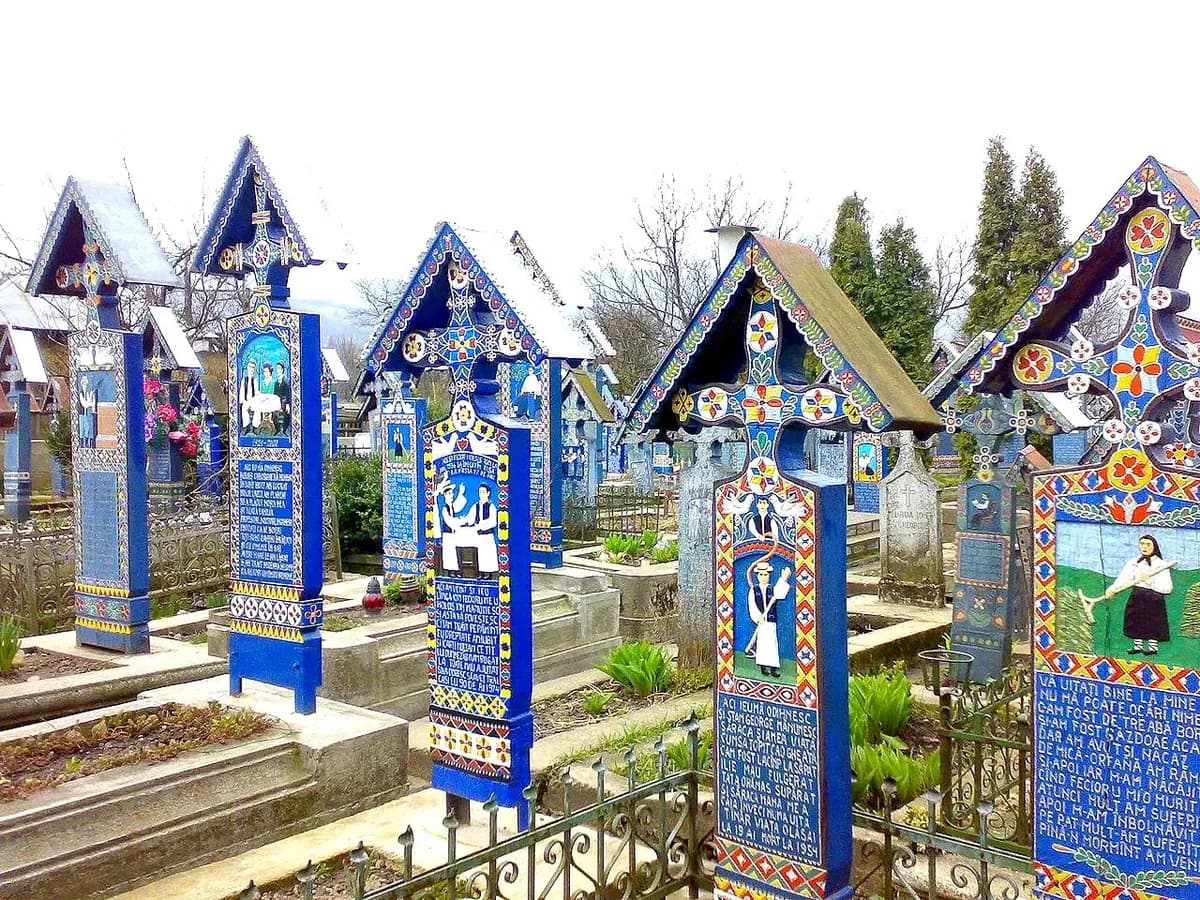 Săpânța Merry Cemetery in Romania