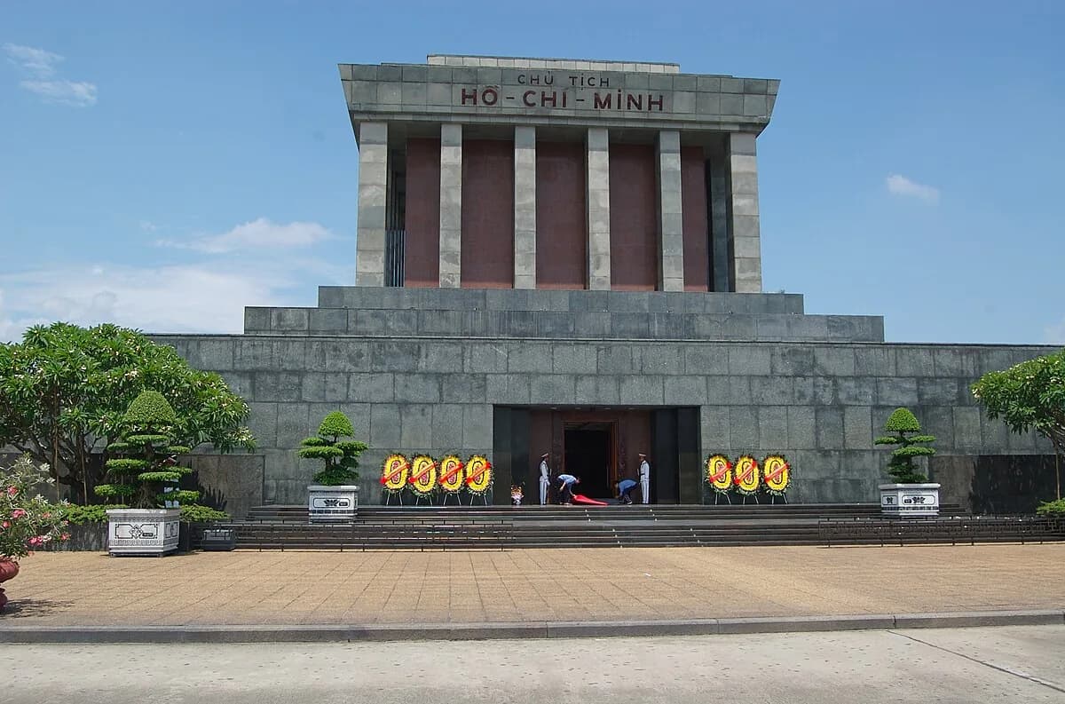 Ho Chi Minh Mausoleum in Vietnam