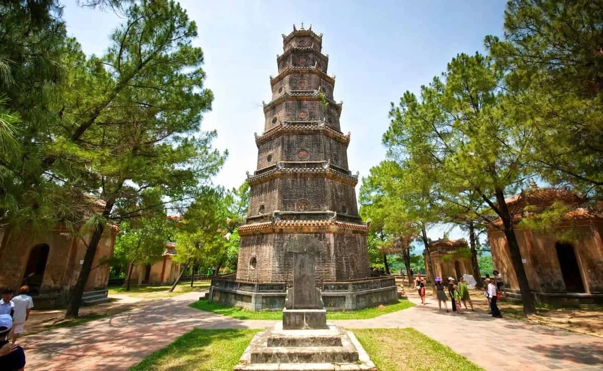 Thien Mu Pagoda in Vietnam