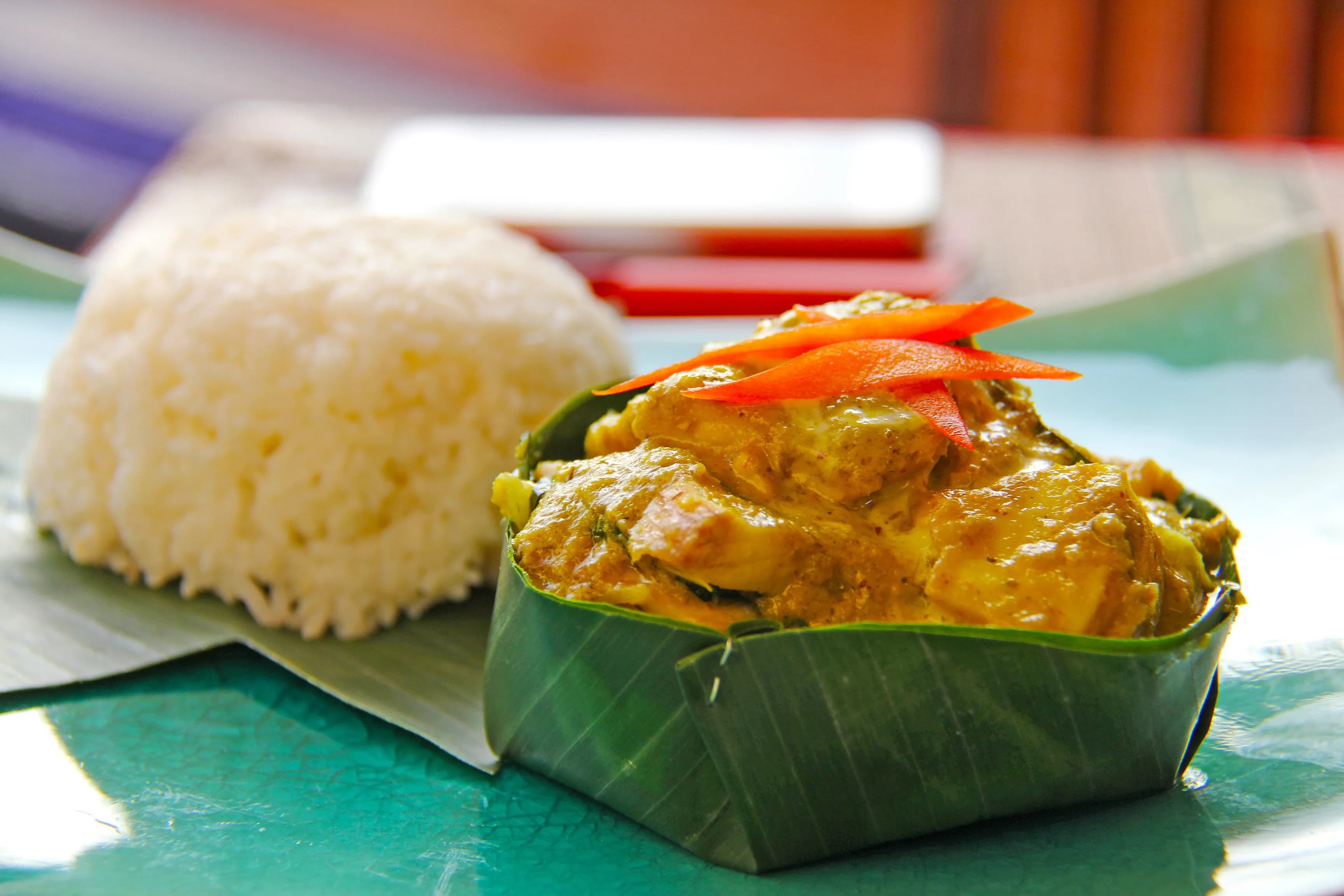 Fish Amok — traditional Cambodia dish