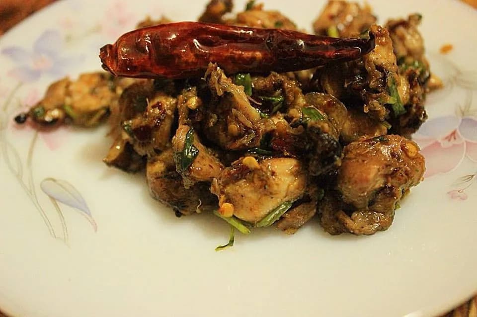 Choila — traditional Nepal dish
