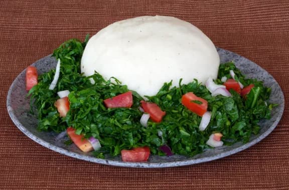 Ugali — traditional Tanzania dish