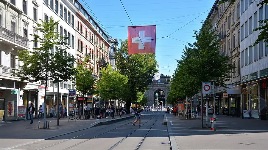 Bahnhofstrasse in Switzerland — photo 2