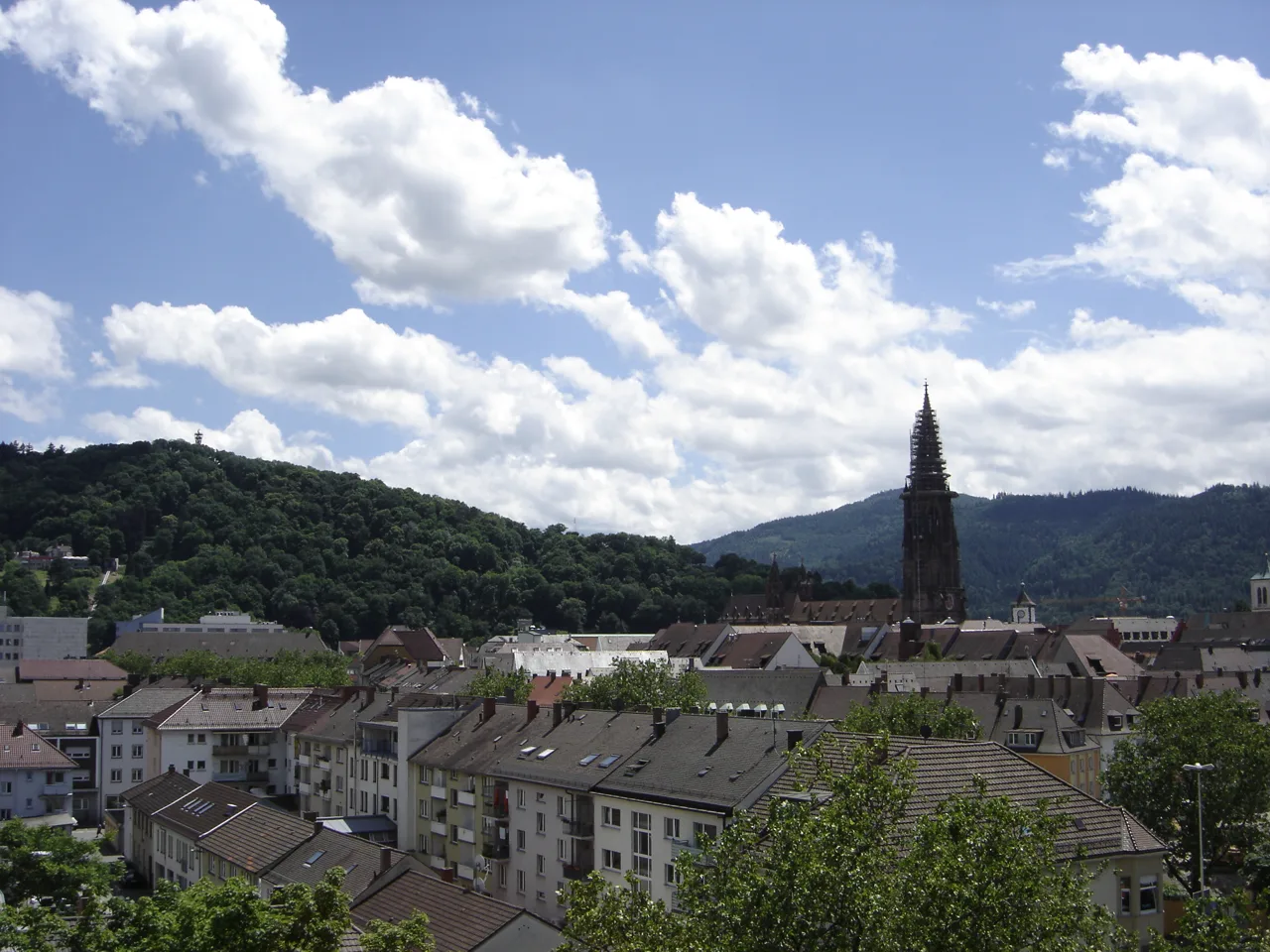 Schlossberg Freiburg in Germany
