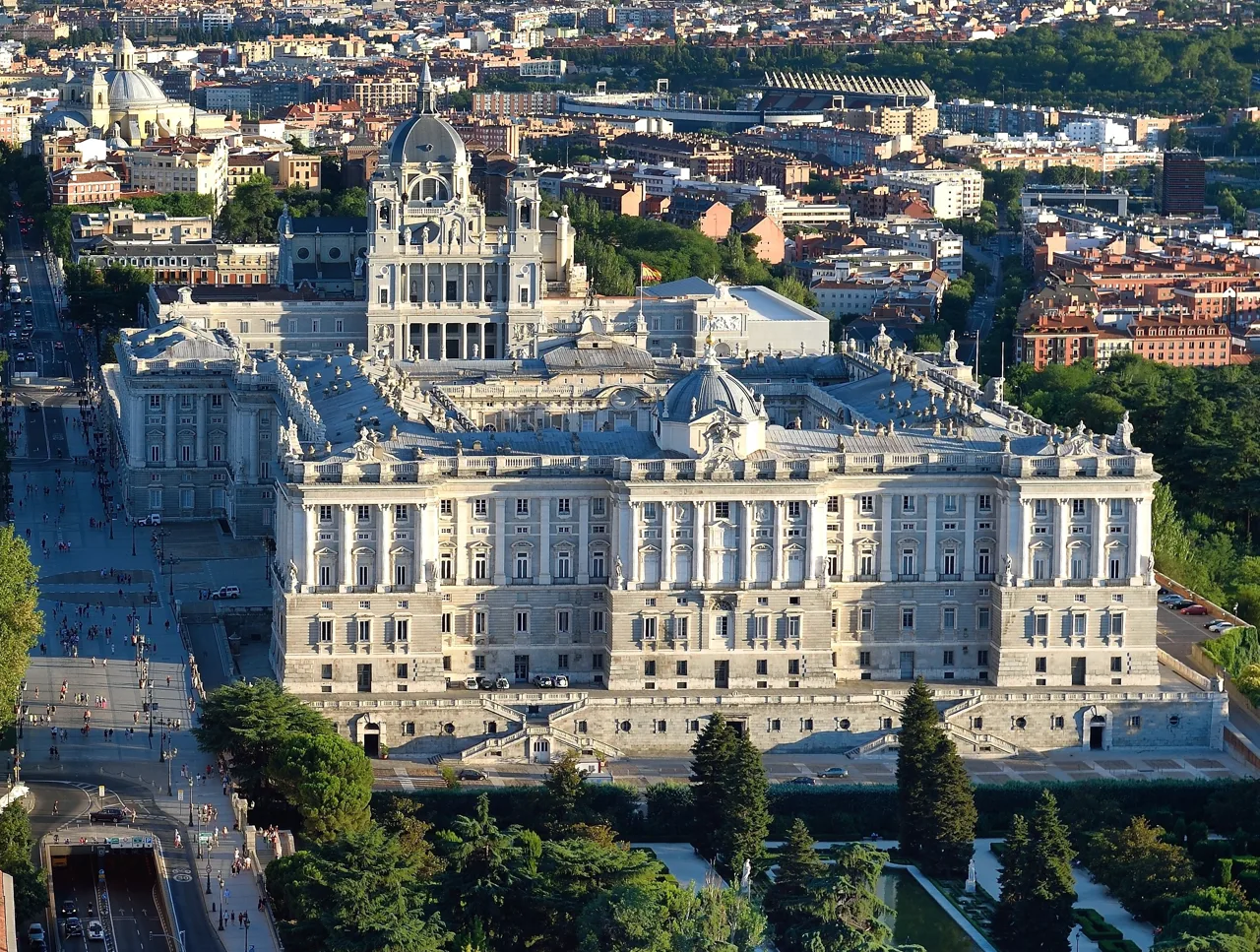 Royal Palace Madrid in Spain