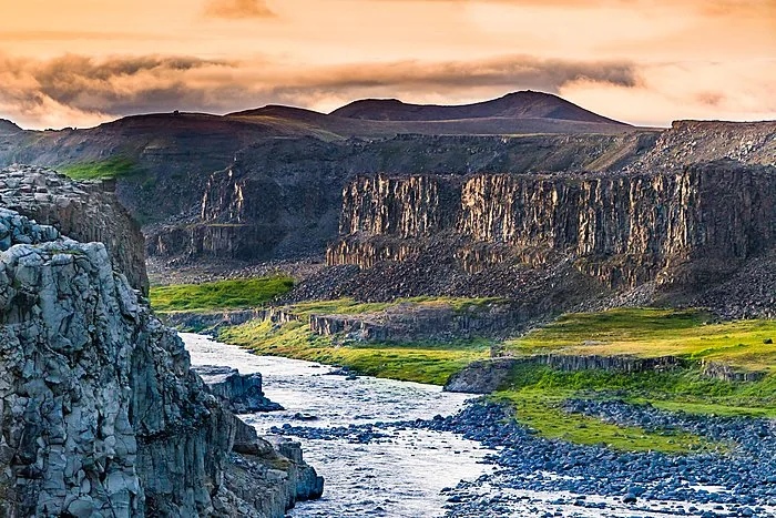 Ásbyrgi Canyon in Iceland