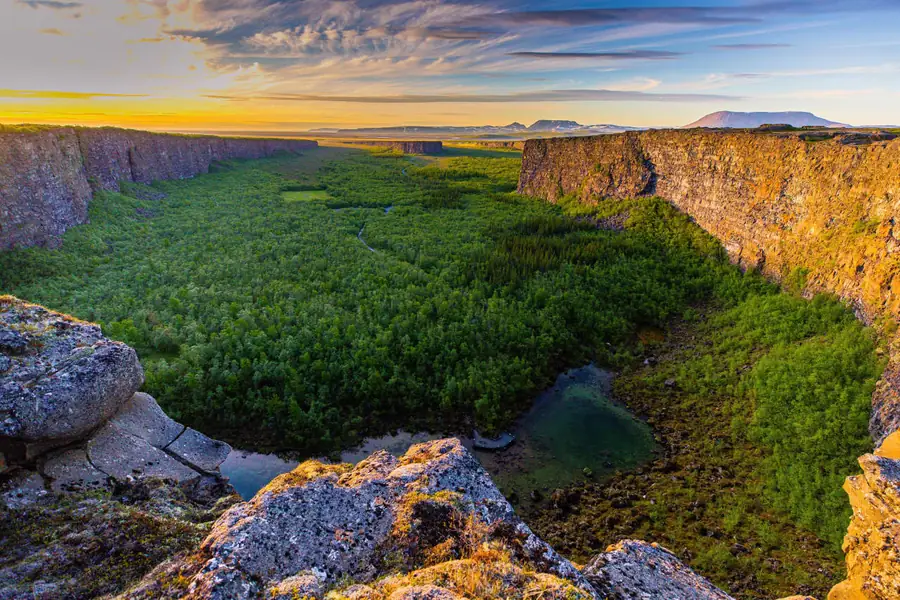 Ásbyrgi Canyon in Iceland — photo 2