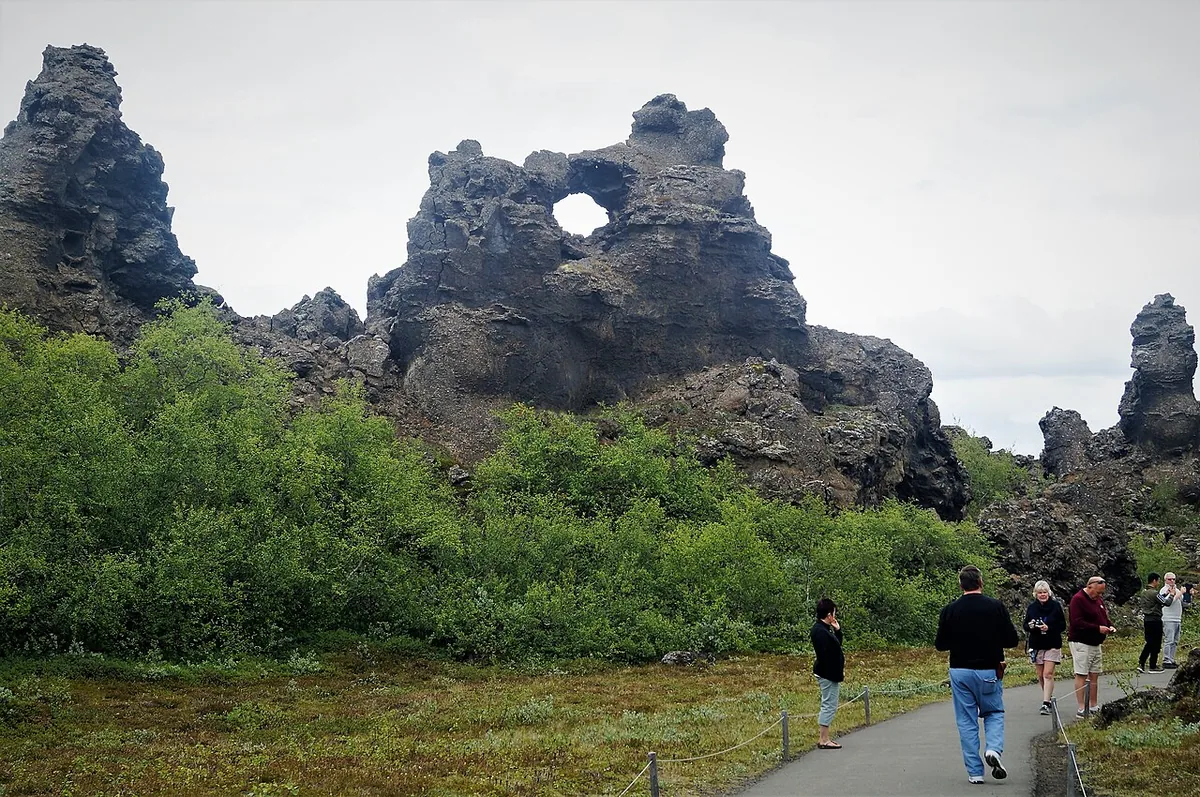 Dimmuborgir in Iceland