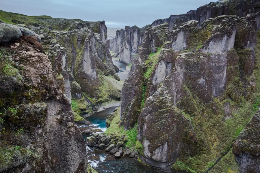 Fjaðrárgljúfur Canyon in Iceland