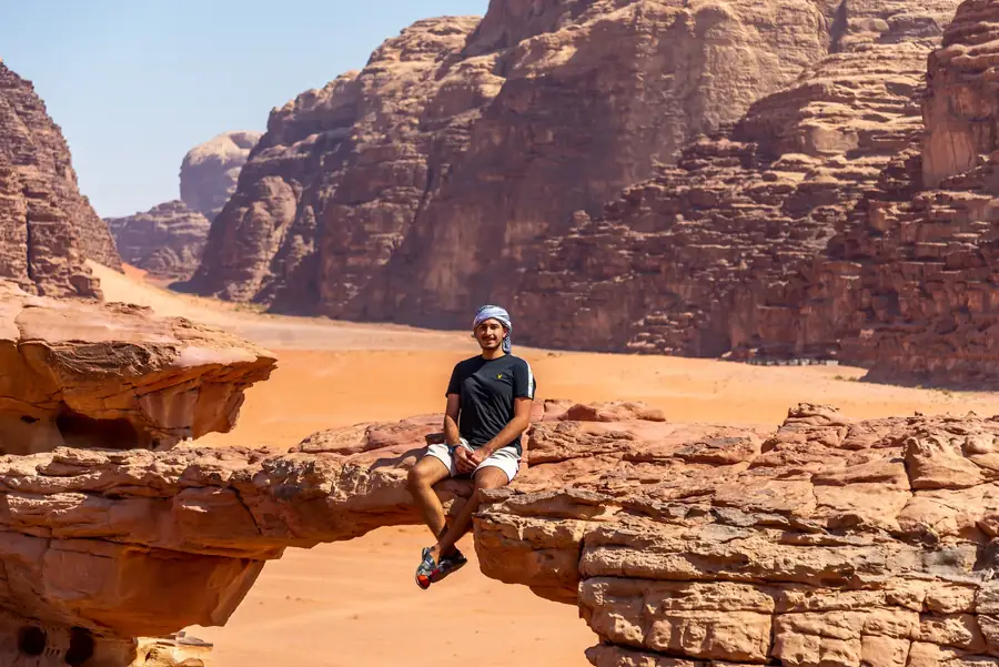 Burdah Rock Bridge in Jordan — photo 2